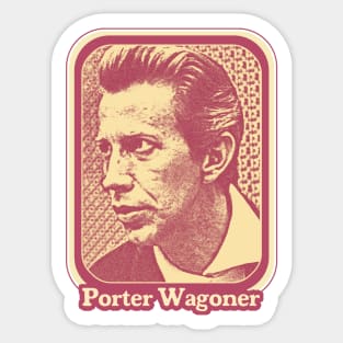 Porter Wagoner / Retro Style Country Music Fan Design Sticker